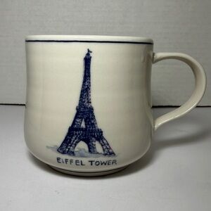 Molly Hatch Anthropologie Eiffel Tower Coffee Mug Cup Limited Edition